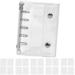 YKealthaシール帳 透明 M5 クリア 【2025新型】クリアシール帳バイ