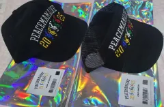 ピースママMA-1 ベースボールキャップ (コットン+メッシュ 2個 まとめ売り)