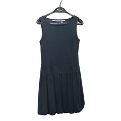 ZM1692  マリクワ MARY QUANT ノースリーブ ミニ ワンピース ブラック 黒 マリークワント ジャンパースカート チュニック