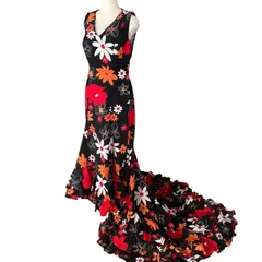 フラメンコ衣装　バタデコーラワンピースドレス　　　MOLINA製 フラメンコ衣装 バタデコーラワンピースドレス MOLINA製