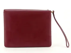 【最大30％OFF★ウィンターセール】カルティエ CARTIER クラッチバッグ マストライン ボルドー ゴールド レディース 中古