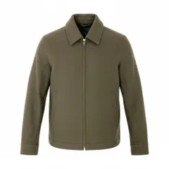 39l15【美品】 BROOKS BROTHERS ブルックスブラザーズ ハリントンジャケット ブルゾン ダブルジップ S ブラウン 画像参照 メンズ 男性用u02tのサムネイル