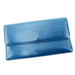 【最大30％OFF★ウィンターセール】ルイ・ヴィトン LOUIS VUITTON 長財布 エピ ポルトトレゾールインターナショナル ブルー レディース 中古