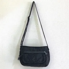 キプリング ナイロンショルダーバッグ ブラック