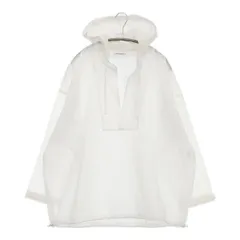 BEAUTY&YOUTH UNITED ARROWS ナイロン アノラックパーカー 定価18700円 1621-105-1769 シアー パーカー ホワイト レディース ビューティアンドユース【中古】5-1201M∞