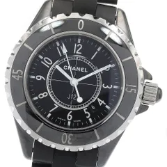 シャネル CHANEL H0681 J12 黒セラミック デイト クォーツ レディース_919649