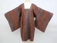 【京松】道行コート 暈し 正絹 着物 身丈91cm 裄丈63.5cm r7z12-706