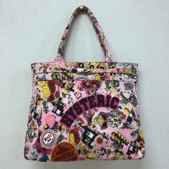 ヒステリックミニ トートバッグ ピンク マザーズバッグ ヒスミニ スタッズ プリント