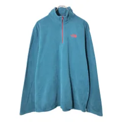 THE NORTH FACE ノースフェイス  ハーフジップ フリースジャケット アウトドア ブルー(メンズ L)中古 古着 V8336