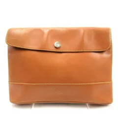 【最大30％OFF】ロエベ LOEWE クラッチバッグ アナグラム ブラウン レディース 中古