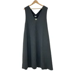 未使用 URBAN RESEARCH DOORS アーバンリサーチドアーズ Aライン ジャンパースカート ワンピース サイズONE グレー レディース 古着 中古 USED