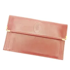 【最大30％OFF★ウィンターセール】カルティエ CARTIER 長財布 マストライン ボルドー ゴールド レディース 中古