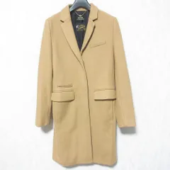 美品 MACPHEE マカフィー トゥモローランド カシミヤブレンド チェスターコート 12-08-35-08302 40 キャメルベージュ レディース 古着 中古 USED