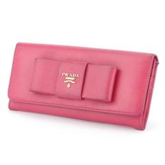 PRADA プラダ サフィアーノ 長財布 フィオッコ リボン 0505-⑥ - メルカリ