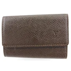 【最大30％OFF】ルイ・ヴィトン LOUIS VUITTON キーケース タイガ ミュルティクレ6 ブラウン シルバー レディース 中古