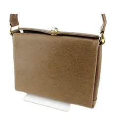 【最大30％OFF★ウィンターセール】グッチ GUCCI ハンドバッグ スクエア ポーチ＆ミラー付き オールドグッチ ブラウン ゴールド シルバー レディース 中古