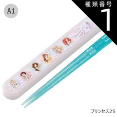 種類1：A1-689918/プリンセス25/ABS2AMAG・スライド箸箱＆箸セット 2025年最新柄【 10%OFF★ 】【3点以上で送料無料】SKATER スケーター お 箸 セット 箸 子供 ケース付き セット 日本製 箸箱 キッズ 箸 2024年 新柄