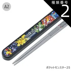 種類2：A2-696244/ポケットモンスター25/ABS2AMAG・スライド箸箱＆箸セット 2025年最新柄【 10%OFF★ 】【3点以上で送料無料】SKATER スケーター お 箸 セット 箸 子供 ケース付き セット 日本製 箸箱 キッズ 箸 2024