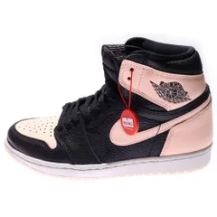 NIKE (ナイキ) AIR JORDAN 1 RETRO HIGH CRIMSON TINT エアジョーダン1 レトロ クリムゾンティント ハイカットスニーカー ブラック/ピンク US9/27cm 555088-081