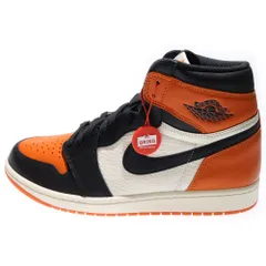 NIKE (ナイキ) Air Jordan 1 Retro High OG Shattered Backboard エアジョーダン1 レトロ ハイ OG シャッタードバックボード オレンジ/ブラック DZ5485-008
