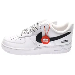 NIKE (ナイキ) ×SUPREME AIR FORCE 1 LOW シュプリーム エア フォース 1 ローカットスニーカー ホワイト/ブラック US8/26cm CU9225-102