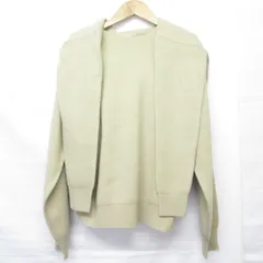 美品 C4 OZOC シーフォー オゾック ドッキングニット プルオーバー セーター P04-17005 サイズ38 ベージュ レディース 古着 中古 USED