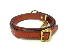 ■美品■ COACH コーチ パテントレザー バッグ用 ショルダーストラップ 斜め掛け 肩掛け レディース オレンジ系 GC0768