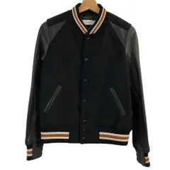COACH　コーチ　スタジャン　ブラック レザー切り替え　サイズ46 COACH】【アウター】コーチ『レザー切替スタジャン size46』72640