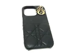 クリスチャンディオール　スマホケース　iPhone14Pro　カナージュ　黒 Christian Dior（iPhoneケース ・ ブラック/黒色系）のフリマアイテム一覧