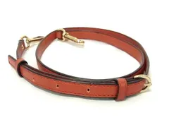 ■美品■ COACH コーチ レザー バッグ用 ショルダーストラップ 斜め掛け 肩掛け レディース レッド系 BR1012