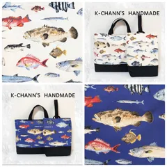 13  🐟️魚🐠レッスンバック＆シューズケース　ハンドメイド