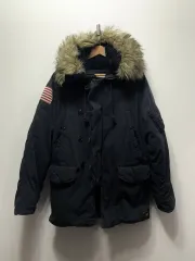 90 POLO ラルフローレン ポロ N-3B パイロットジャンパー ダウン アウター ネイビー