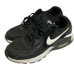 美品 NIKE ナイキ AIR MAX EXCEE エア マックス エクシー ローカット スニーカー CD5432-003 24.5cm ブラック レディース 古着 中古 USED