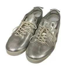 新品同様 Onitsuka Tiger オニツカタイガー メキシコ 66 ローカットスニーカー 1183B955 サイズUS5.5 24cm シルバーカラー レディース 古着 中古 USED