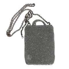 新品同様 ANTEPRIMA アンテプリマ スタンダード 2 スモール ショルダーバッグ シルバーグレー レディース 古着 中古 USED