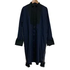 値下げしました　sacai 長袖シャツワンピース お値下げsacai＊シャツワンピース1回着用 - メルカリ