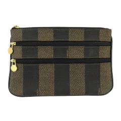 【最大30％OFF】フェンディ FENDI ポーチ ペカン ブラック ベージュ レディース 中古
