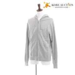 ■ champion チャンピオン ジップパーカー 長袖 トップス フーディ スウェット メンズ XL グレー