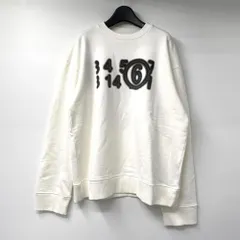 【中古】MM6 23SS ロゴスウェット サイズS S52GU0195 S25537 ホワイト エムエムシックス メゾンマルジェラ[17]