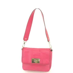 【最大30％OFF★ウィンターセール】ケイトスペード Kate Spade ショルダーバッグ ターンロック ピンク ゴールド レディース 中古