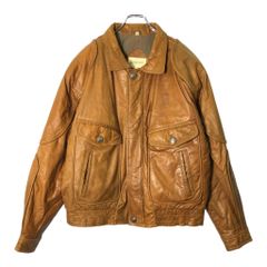 M&J LEATHER WEAR レザー ジャケット キャメル L - メルカリ