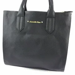 【最大30％OFF】サマンサベガ Samantha Vega トートバッグ ロゴ ラインストーン付き ブラック ゴールド レディース 中古