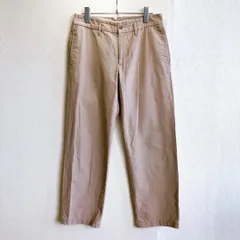 美品✨ ユニクロ UNIQLO イネスドゥラフレサンジュ INES DE LA FRESSANGE イネス コラボ チノパン テーパード パンツ ストレート コットン 綿 ベーシック シンプル きれいめ 大人 カジュアル オフィス カジュアル 通勤 上品