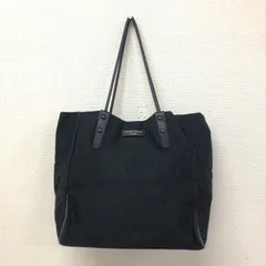 訳あり サマンサタバサ ドットキャンバストートバッグ 大サイズ ブラック