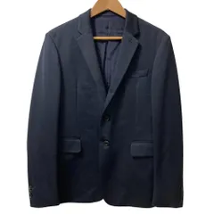 美品 PRADA SPORT プラダスポーツ 2Bシングルテーラードジャケット ブレザー サイズ48 ネイビー メンズ 古着 中古 USED