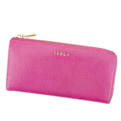 【最大30％OFF】フルラ Furla 長財布 ロゴ パープル ゴールド レディース 中古