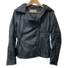 美品 45R フォーティファイブアール 縮絨ギンガムジャガードのマフラー