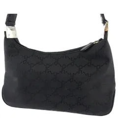 【最大30％OFF★ウィンターセール】ロベルタ・ディ・カメリーノ Roberta di Camerino ショルダーバッグ Rモチーフ柄 ブラック シルバー レディース 中古