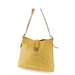 【最大30％OFF】ロンシャン Longchamp ショルダーバッグ 乗馬マーク ベージュ ブラウン シルバー レディース 中古