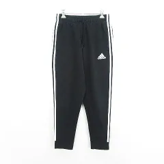 アディダス adidas パンツ ボトムス ロング丈 ジョガー ライン ロゴ M ブラック スポーツウェア ※EKM